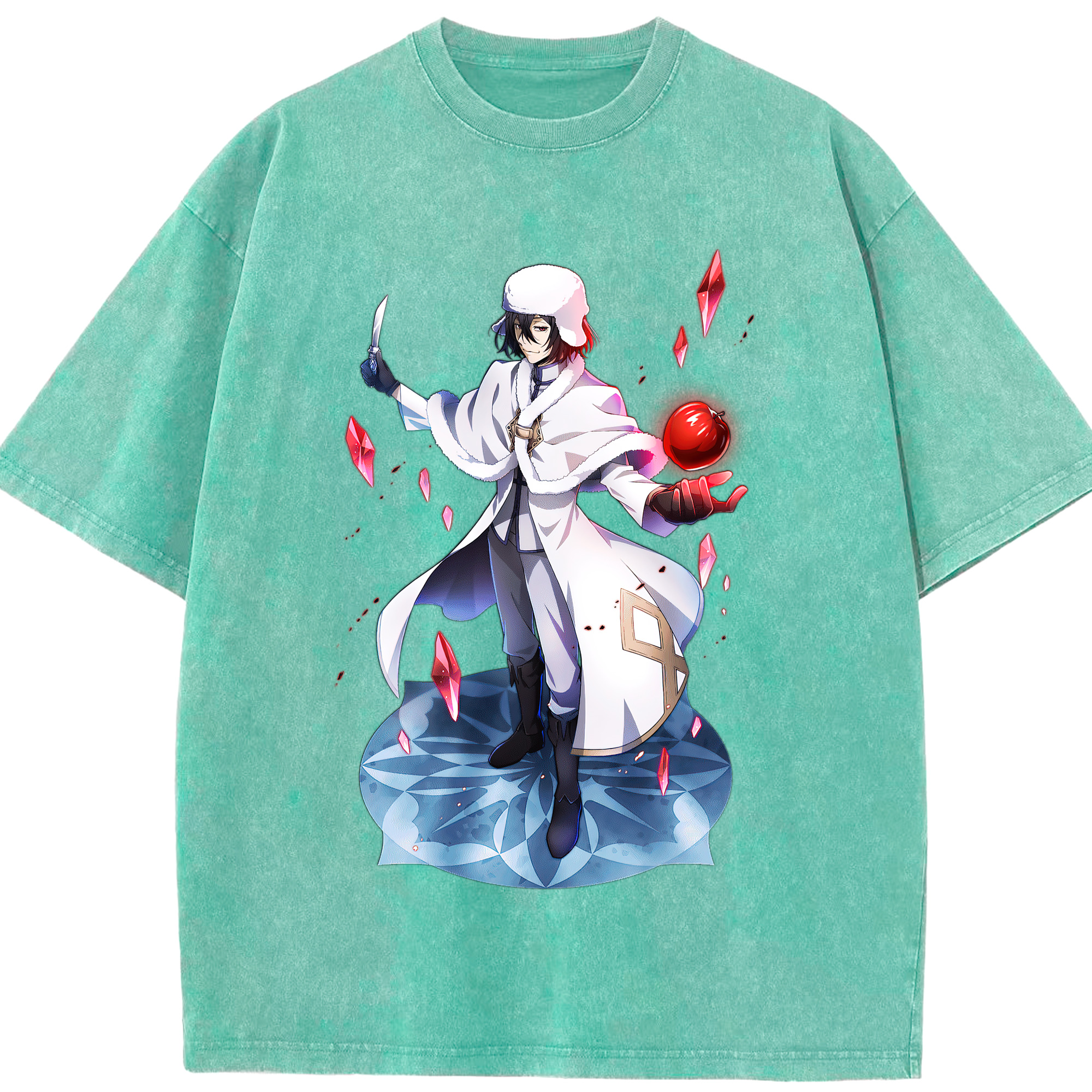 （画像用） 文豪ストレイドッグス Bungo Stray Dogs 綿100% ヴィンテージ風 半袖Tシャツ（フロントプリント）